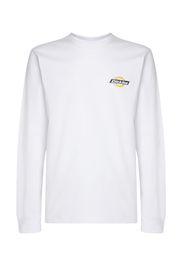 DICKIES Maglietta 'Ruston'  bianco / nero / giallo