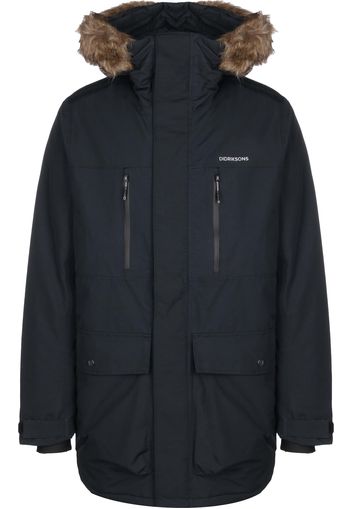 Didriksons Parka di mezza stagione 'Fredrik'  blu scuro / bianco