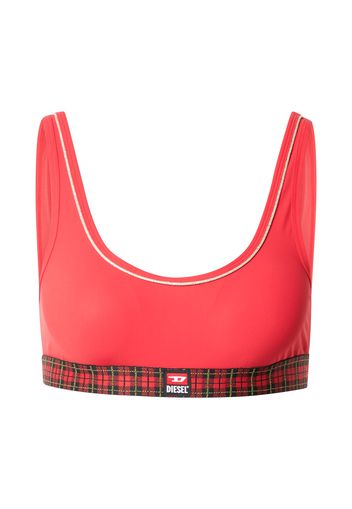 DIESEL Top per bikini 'BRASS'  rosso / navy / oro