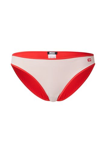 DIESEL Pantaloncini per bikini  crema / rosso arancione