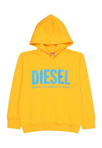 DIESEL Felpa 'DIVISION'  giallo oro / blu cielo