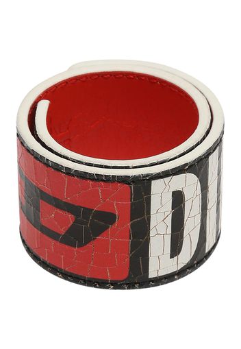 DIESEL Braccialetto  rosso / nero / bianco