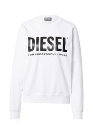 DIESEL Felpa  bianco / nero