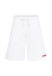 DIESEL Pantaloni  bianco / nero / rosso chiaro