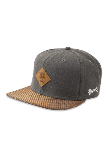 DJINNS Cappello da baseball 'Glencheck'  marrone / cognac / grigio scuro