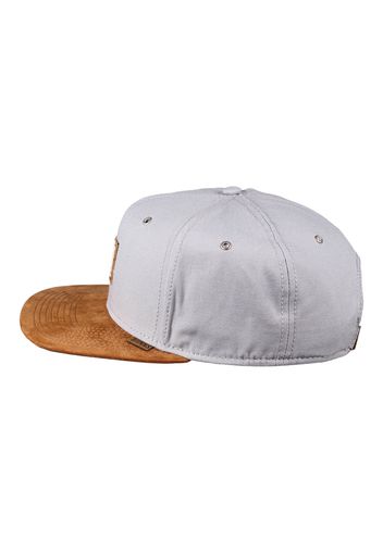 DJINNS Cappello da baseball  marrone / grigio chiaro / bianco