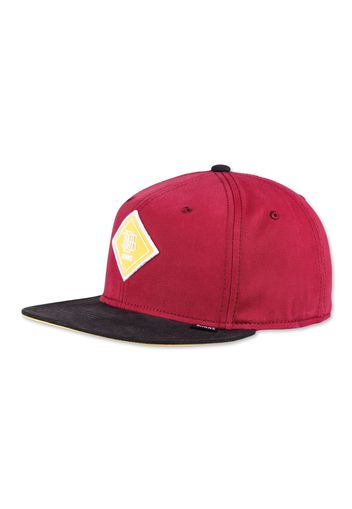 DJINNS Cappello da baseball  rosso vino / nero