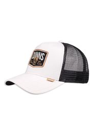 DJINNS Cappello da baseball 'SunnyFab'  marrone chiaro / nero / offwhite