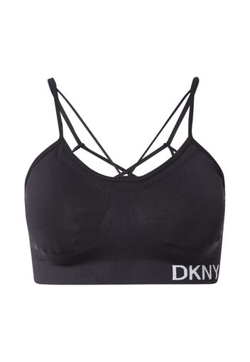 DKNY Performance Reggiseno sportivo  nero / bianco