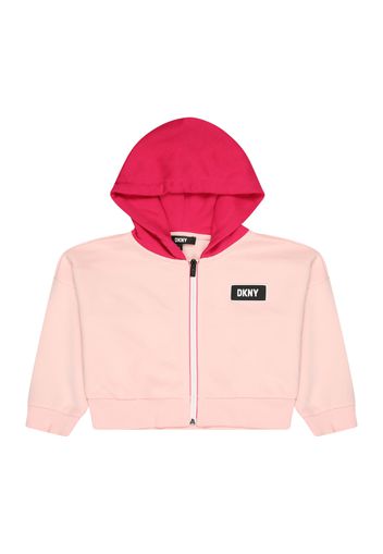 DKNY Giacca di felpa  rosa / rosa / bianco