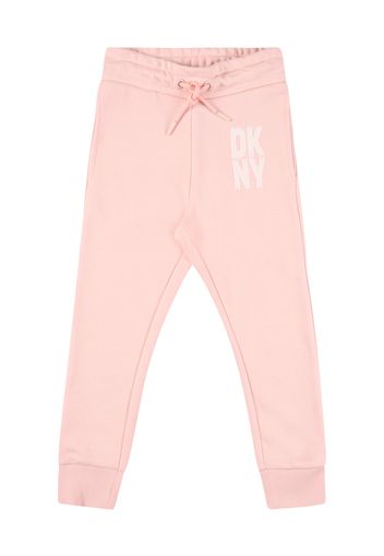DKNY Pantaloni  rosa / bianco