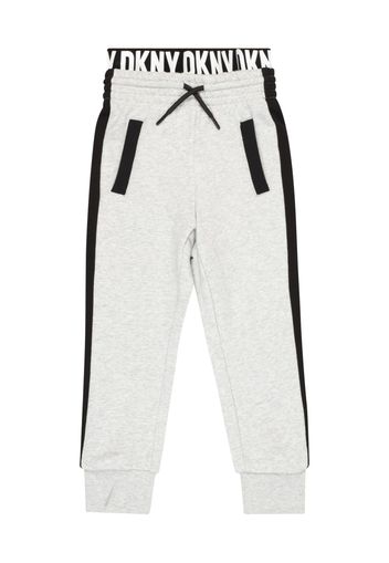 DKNY Pantaloni  grigio chiaro / nero / bianco