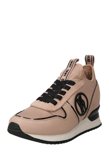 DKNY Sneaker alta 'SABATINI'  sabbia / nero