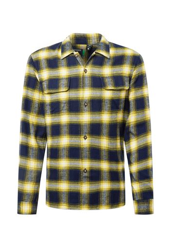 Dockers Camicia 'CAMP'  blu scuro / bianco / giallo