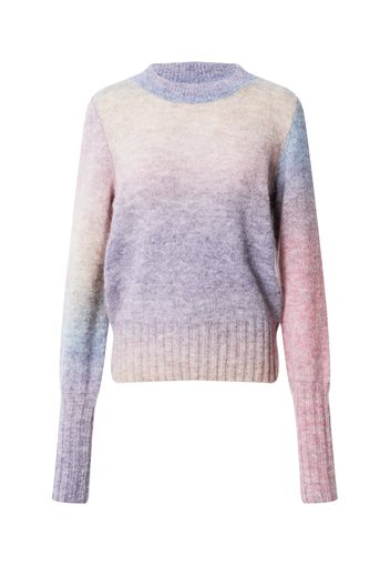 Dondup Pullover  lilla scuro / rosa / giallo pastello / blu