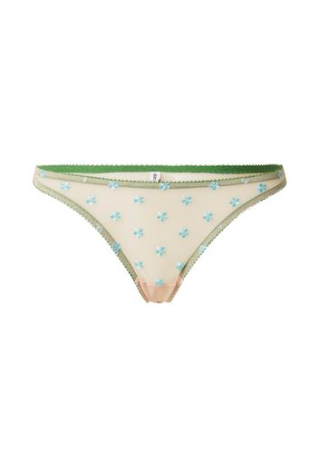 Dora Larsen String 'LUMI'  verde erba / cipria / blu chiaro