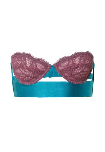 Dora Larsen Reggiseno 'CLEMENTINE'  bordeaux / turchese