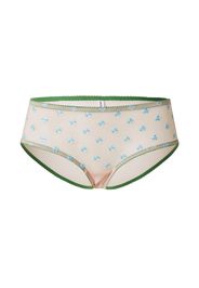 Dora Larsen Panty 'LUMI'  verde erba / turchese / nudo