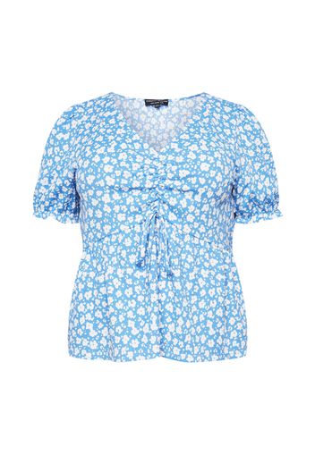 Dorothy Perkins Curve Camicia da donna  blu chiaro / bianco