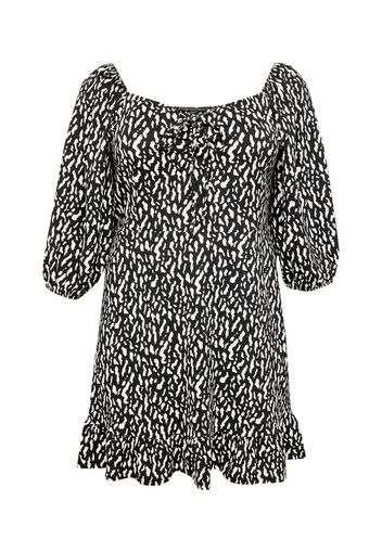 Dorothy Perkins Curve Abito  nero / bianco