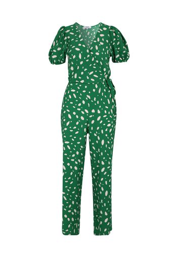 Dorothy Perkins Petite Tuta jumpsuit  verde / bianco