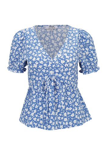 Dorothy Perkins Petite Camicia da donna  blu fumo / bianco