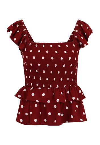 Dorothy Perkins Petite Camicia da donna  rosso / bianco