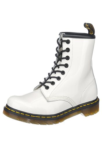 Dr. Martens Stivaletto stringato  bianco / nero / giallo