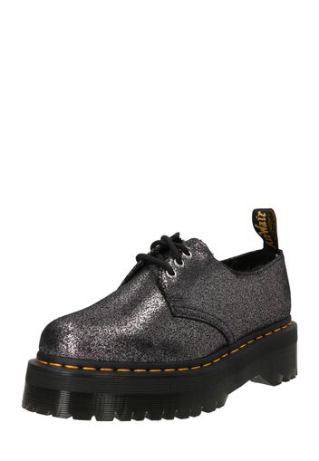 Dr. Martens Scarpa stringata '1461'  nero / argento