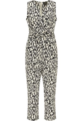 DreiMaster Klassik Tuta jumpsuit  nero / bianco lana