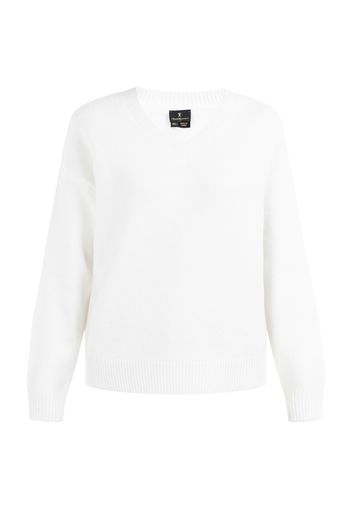 DreiMaster Klassik Pullover  bianco lana