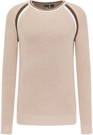 DreiMaster Maritim Pullover  beige / oliva / bianco