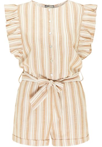 DreiMaster Vintage Tuta jumpsuit  bianco / beige / caramello