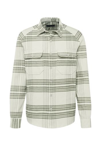 DRYKORN Camicia  grigio chiaro / verde pastello / verde scuro