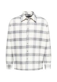 DRYKORN Camicia 'NORENS'  grigio / grigio scuro / bianco