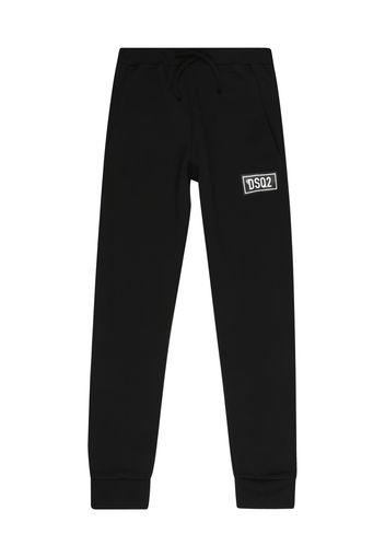 DSQUARED2 Pantaloni  nero / bianco