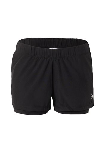 DUNLOP Pantaloni sportivi  nero / bianco