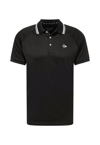 DUNLOP Maglia funzionale  nero / bianco