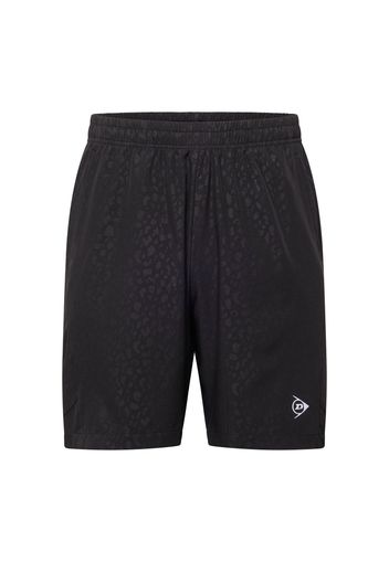 DUNLOP Pantaloni sportivi  grigio scuro / nero / bianco