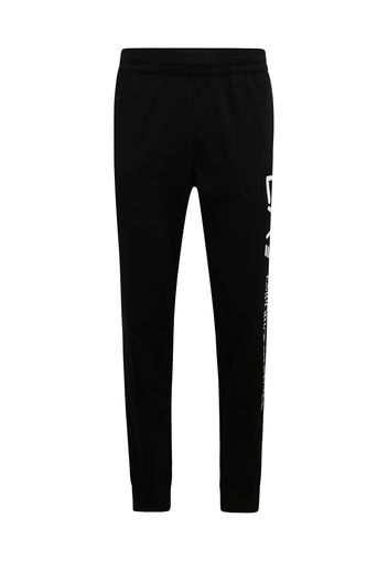 EA7 Emporio Armani Pantaloni  nero / bianco