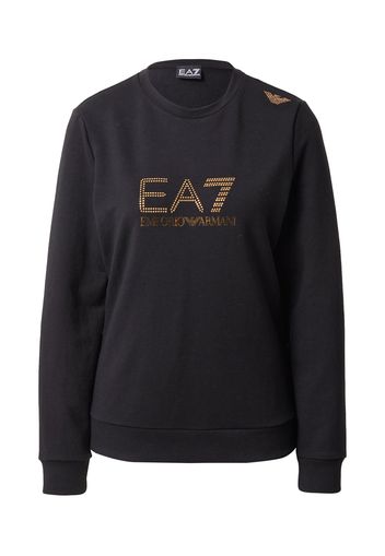 EA7 Emporio Armani Felpa  nero / oro