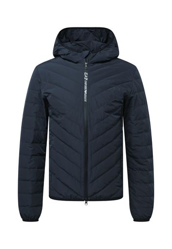 EA7 Emporio Armani Giacca di mezza stagione  blu scuro / bianco