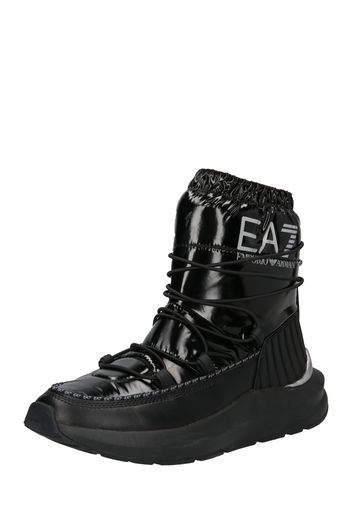 EA7 Emporio Armani Boots da neve  nero / argento