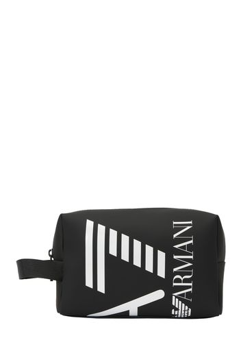 EA7 Emporio Armani Nécessaire 'TRAIN BEAUTY'  nero / bianco