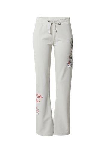 Ed Hardy Pantaloni 'NEW YORK CITY'  grigio / bianco / nero / rosso