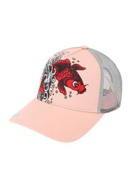 Ed Hardy Cappello da baseball  rosa / grigio argento / borgogna / nero