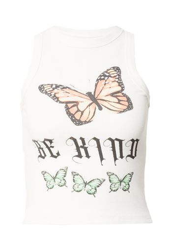 Edikted Top 'Be Kind'  colori misti / bianco