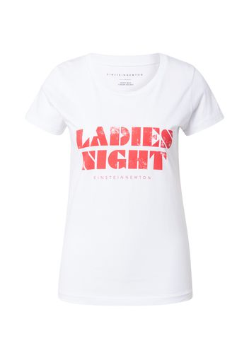 EINSTEIN & NEWTON Maglietta 'Ladies Night'  bianco / rosso arancione