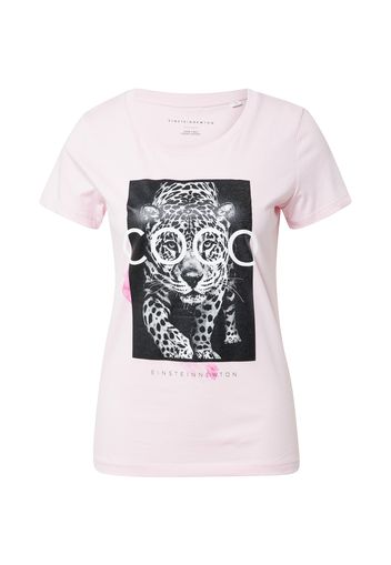 EINSTEIN & NEWTON Maglietta 'Leopatd'  rosa chiaro / nero / bianco