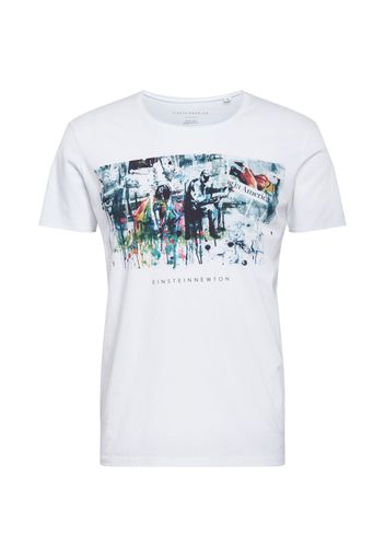 EINSTEIN & NEWTON T-Shirt 'News'  bianco / colori misti